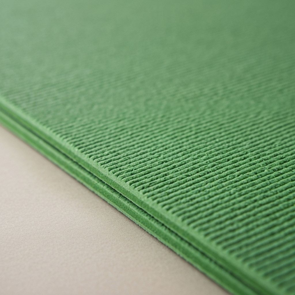 JadeYoga Harmony Yoga Mat in use